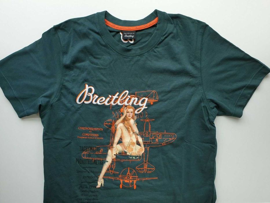 T shirt oficial Breitling Rara Breitling serie Pin up exclusiva Tam: