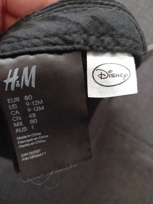 Czapka z daszkiem Mickey Disney H&M 80 szara