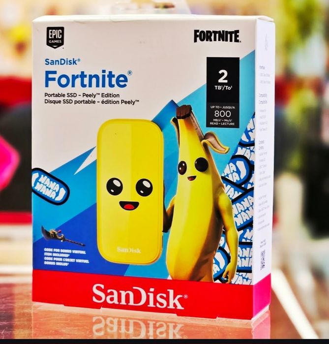 SSD sandisk Fortnite Peely Edition 2TB