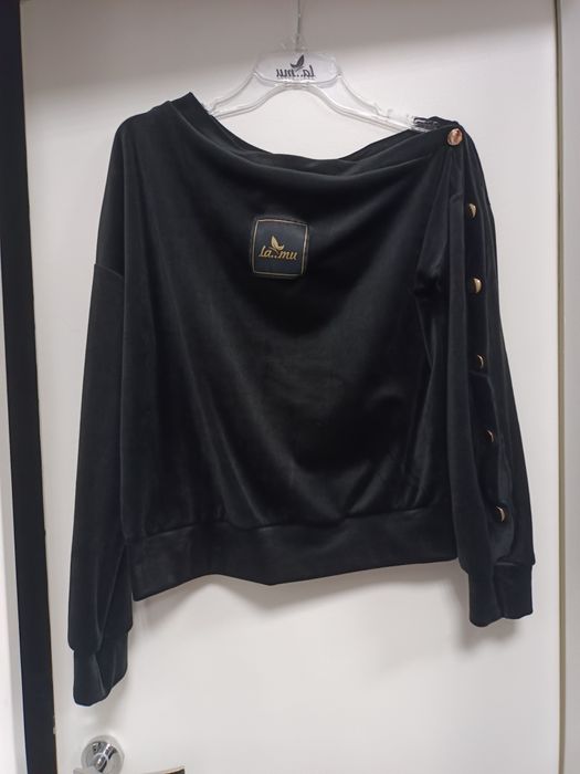 Welurowa bluza lamu