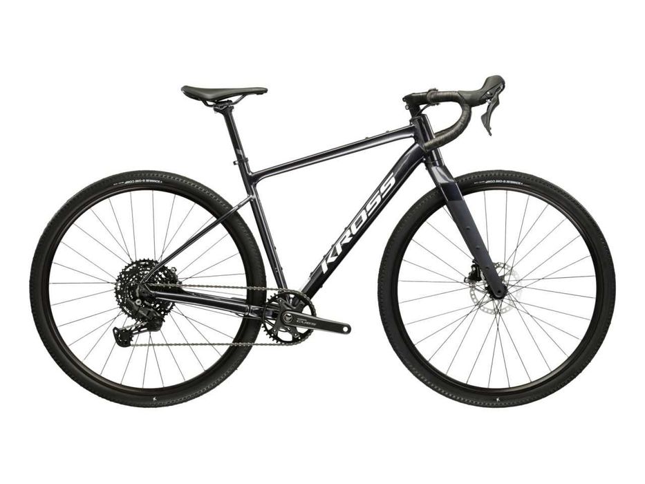 Rower 28" Gravel KROSS ESKER 2.0 grafitowy - biały RAMA: M , L , XL