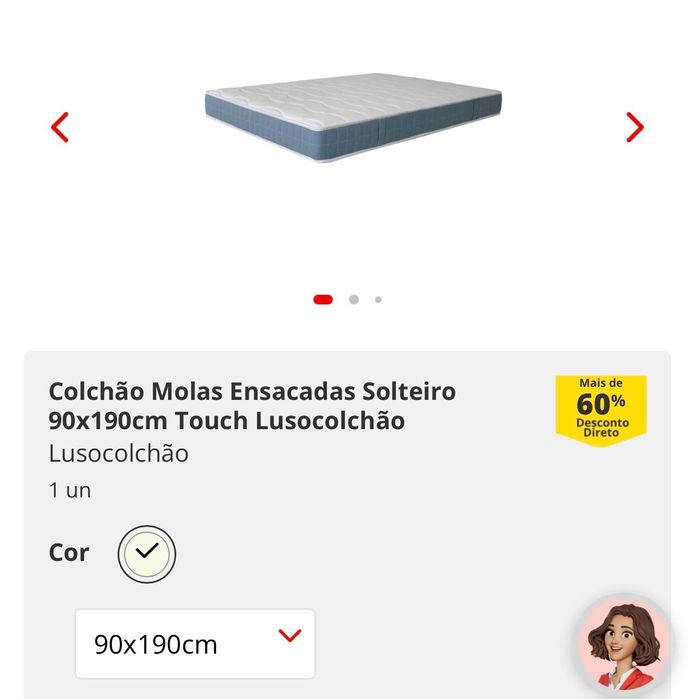 Colchão novo 190x90