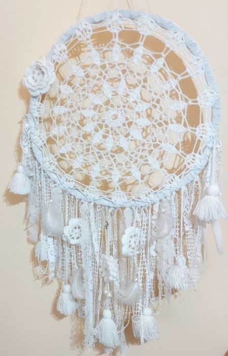 Duży łapacz snów ręcznie robiony