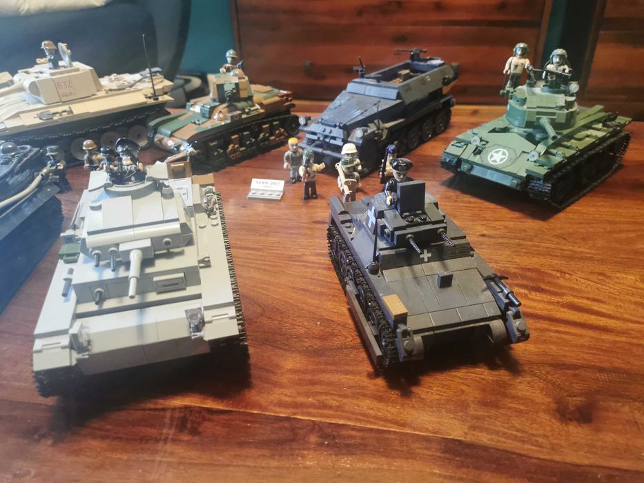 Klocki Cobi zestaw czołg tygrys pantera