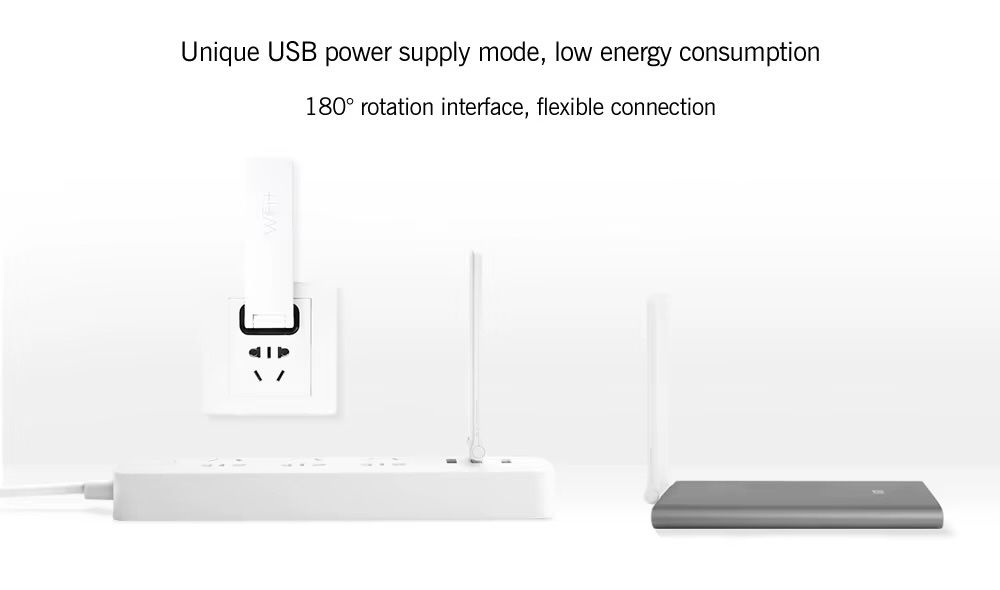 Новий USB Wi-Fi підсилювач Xiaomi Mi WiFi Amplifier 2 Global репітер
