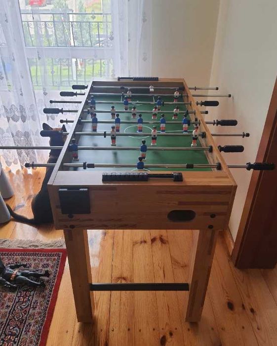 DREWNIANE PIŁKARZYKI NOWE stół do piłkarzyków trambambula + 2 piłki