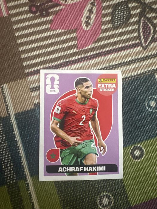 Messi e Hakimi Extra Sticker Panini Mundial 2026