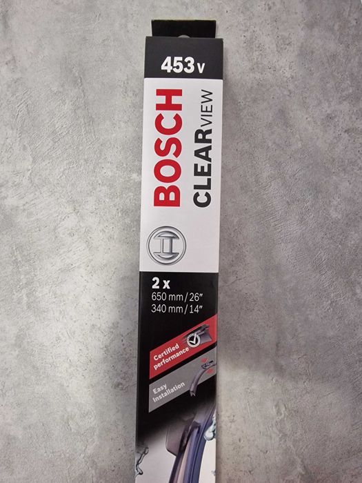 Escovas Bosch ClearView 453V + Bosch Rear A250H (Novas a estrear)