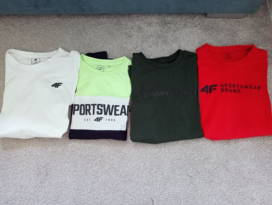 T-shirty 4F chłopięce, Komplet 4 szt., rozmiar 158