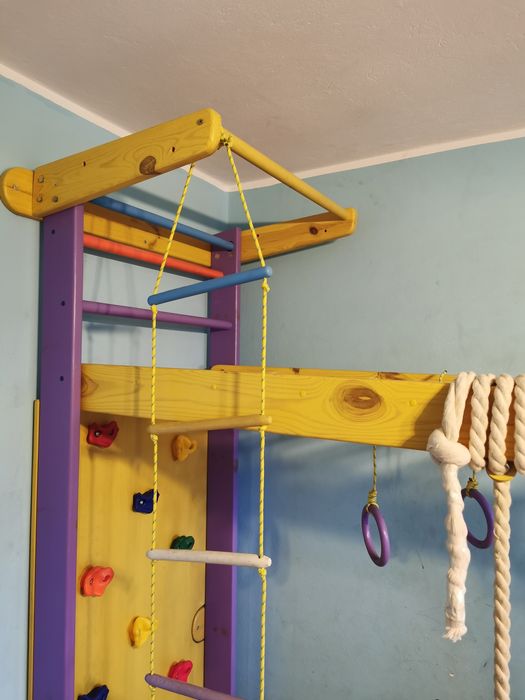 Drabinki dla dzieci gimnastyczne małpi gaj plac zabaw domowy