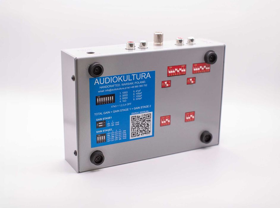 Audiokultura Iskra1 przedwzmacniacz gramofonowy