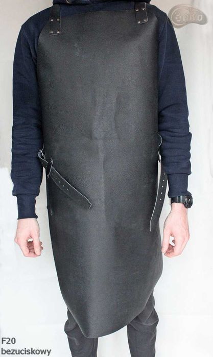 Skórzany fartuch ochronny F20 bezucisk rzeźniczy/spawalniczy/kucharski