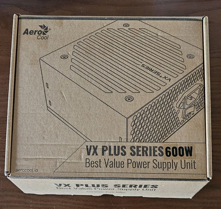 Блок живлення Aerocool VX PLUS 600W (Ідеальний стан, у коробці)