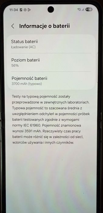 Telefon Galaxy Z Flip5 miętowy 8GB / 256GB