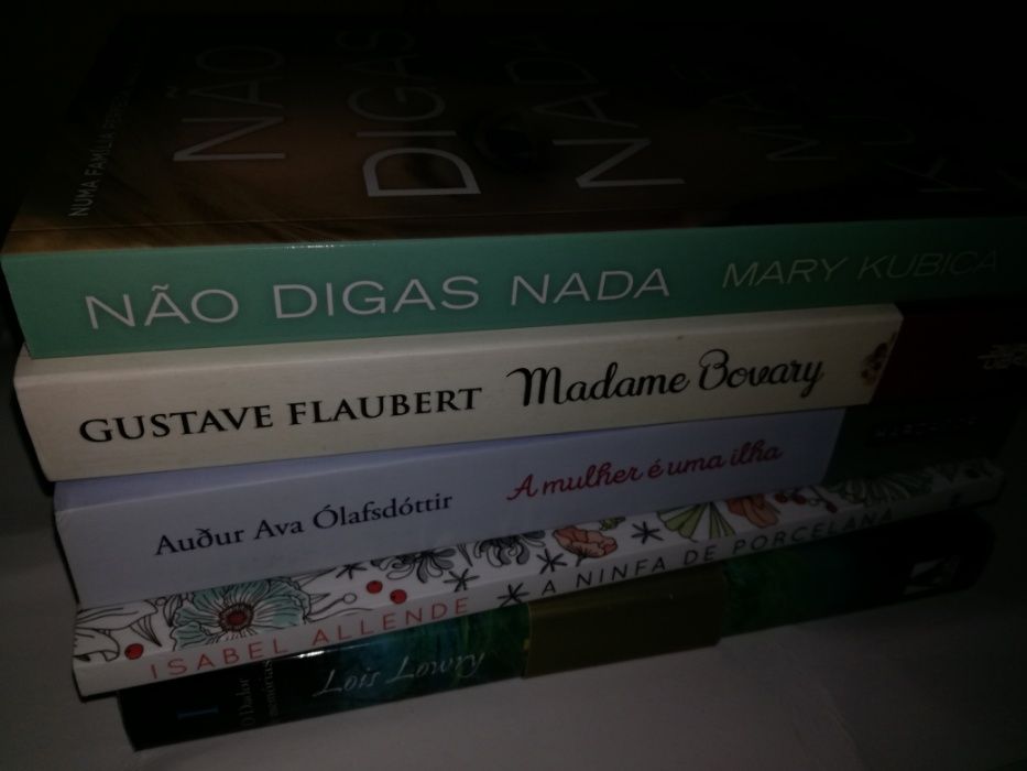 Mary Kubica, Gustave Flaubert,Audur Olafsdóttir, Isabel Allende, Lois