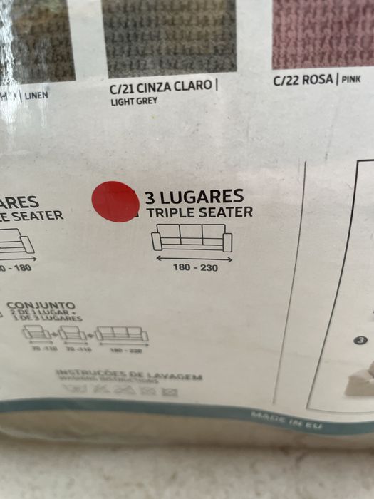 Forra para sofás 2mt /2,20mt - favo visco-elástico cor azul escuro