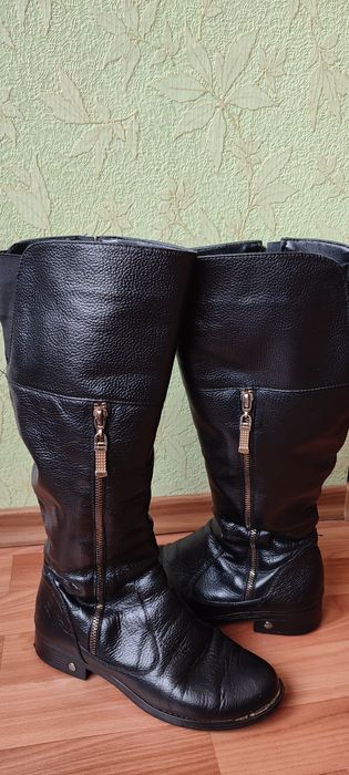 Женские ЗИМНИЕ кожаные САПОГИ р.37