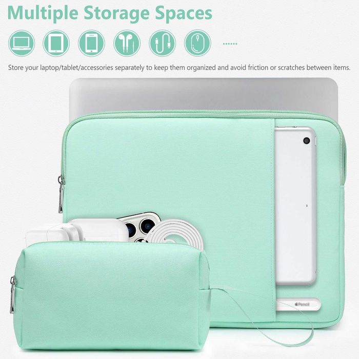 HYZUO torba na laptopa 13,3'-14 +organizer HP Dell Macbook Pro 14