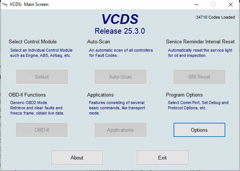 Software VCDS - Múltiplas Versões