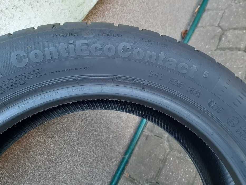4x Opony letnie 165/60/15 Continental ContiEcoContact5 / 7mm Jak Nowe