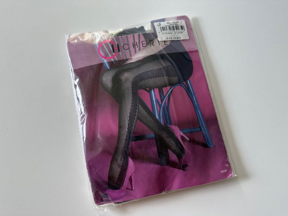 Meia Calça Cherie Marie Claire Tam:M Preto Novo Selado