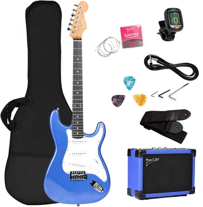 Електрогітара Deviser L-G1 ST BK (повний комплект)