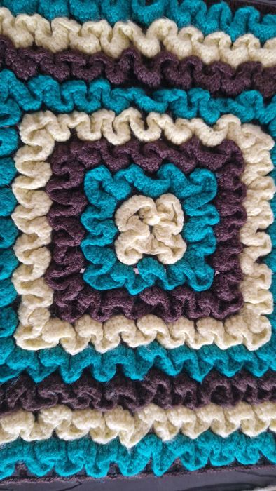 2 Frentes de capa almofada artesanal tricotada à mão - Tricot