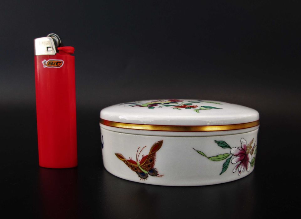 VISTA ALEGRE Antiga Caixa Regaleira em Porcelana coleção SAMATRA