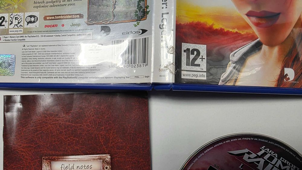 PS2 Tomb raider Legend komplet