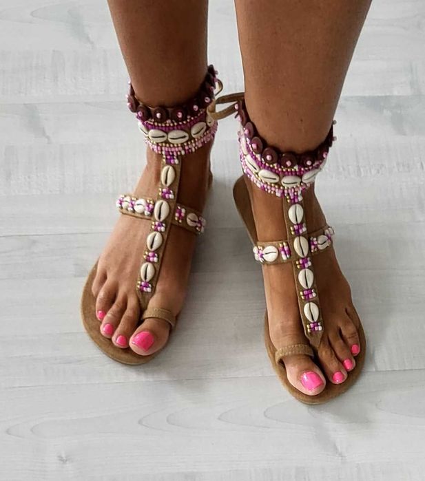 Hot Lawa komplet buty + torebka BOHO  roz 42