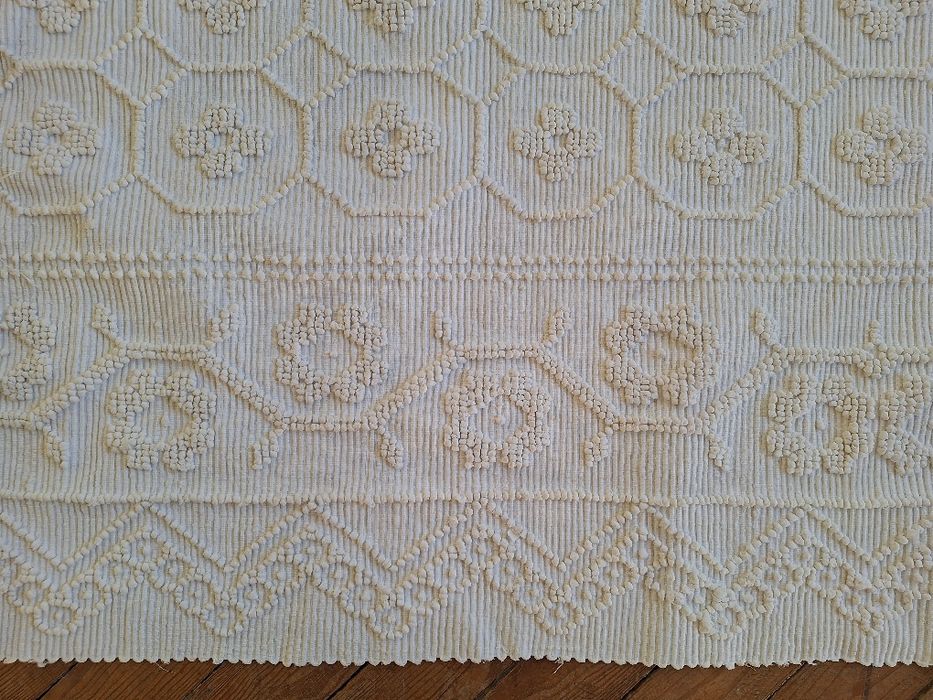 Tapete com padrão em relevo