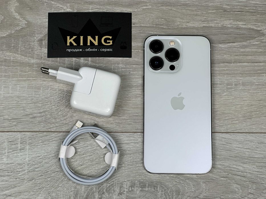 Apple iPhone 13 Pro - 128GB - Silver Neverlock ІДЕАЛ 100% АКУМ №483