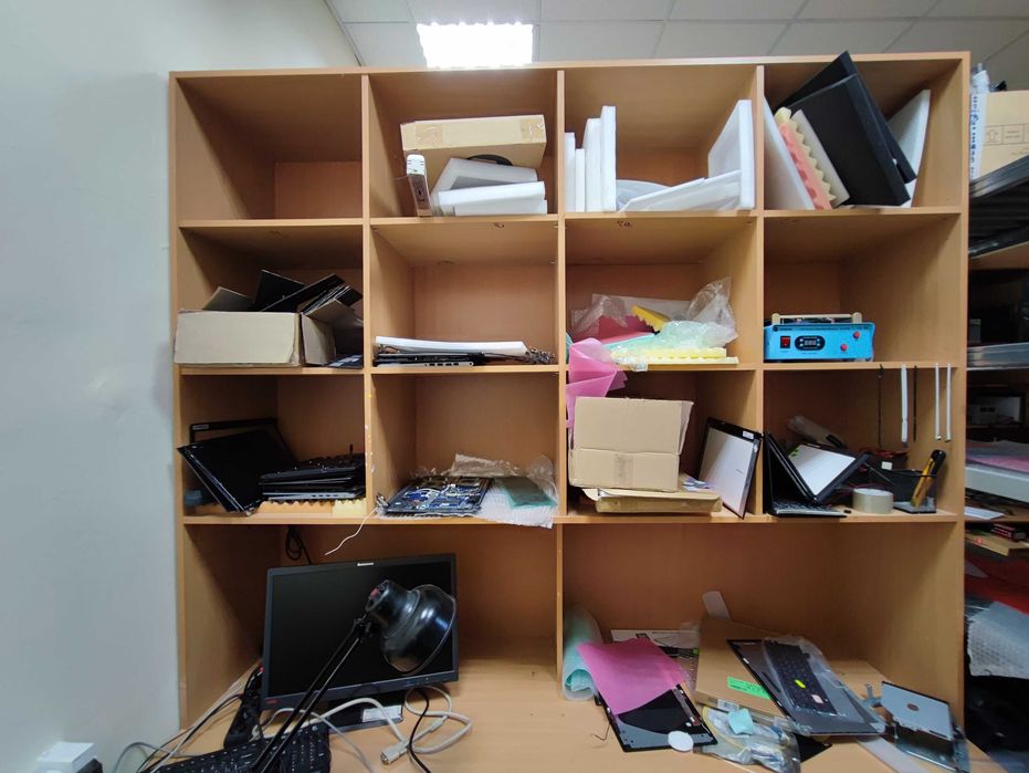 Торговый стеллаж металлический 90х250х50 для склада/магазина/сервиса