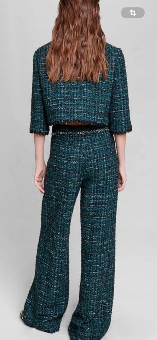 Новые твидовые брюки Maje, 34 р.