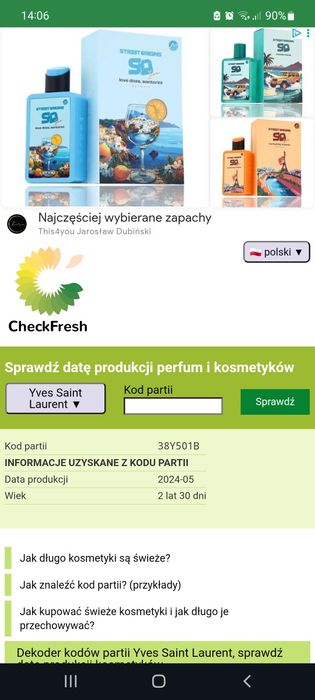 YSL Myslf Le Parfum 100ml Batch premierowy 2024