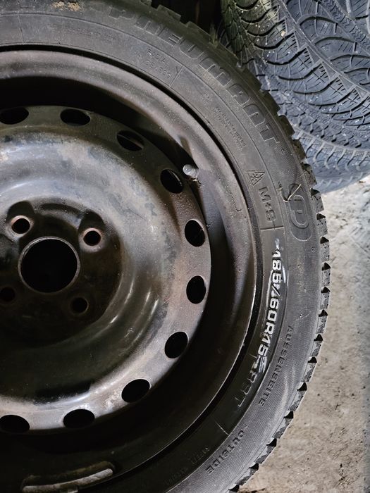 Koła felgi stalowe 15" 4x100 5.5j et45 otwór54 opony zimowe 185/60R15