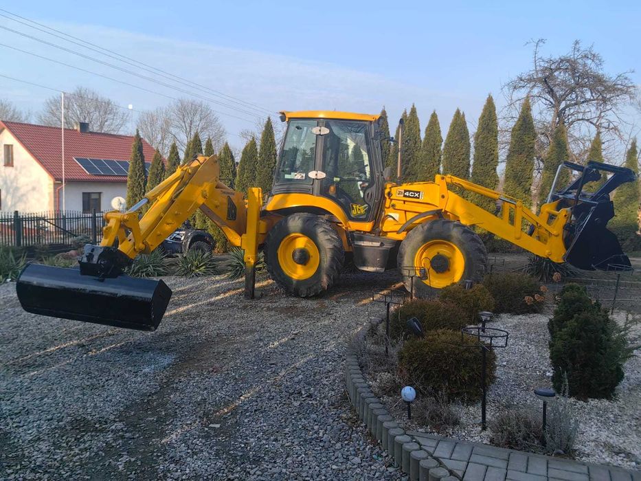 Usługi koparką obrotowa,koparko ladowarka,Roboty ziemne, transport