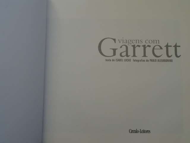 Viagens com Garrett de Isabel Lucas