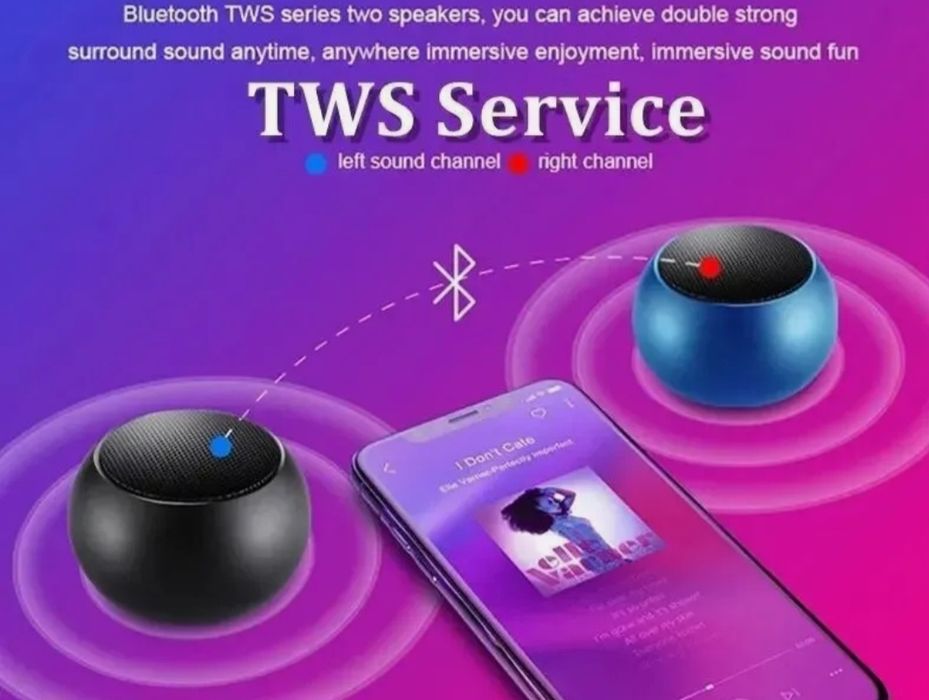 Głośnik kulka poręczny bezprzewodowy bluetooth