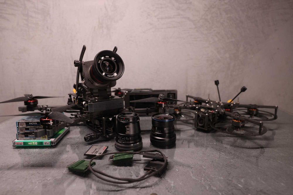 Dron FPV cinelifter + blackmagic 6k + obiektywy Komplet do pracy!