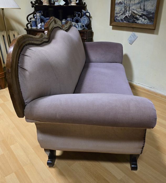 Elegancka sofa trzyosobowa Ludwik Filip