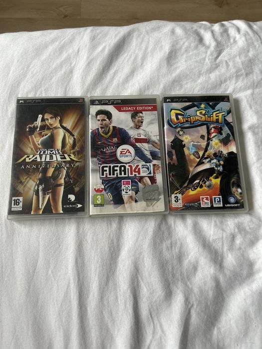3 gry do konsoli psp