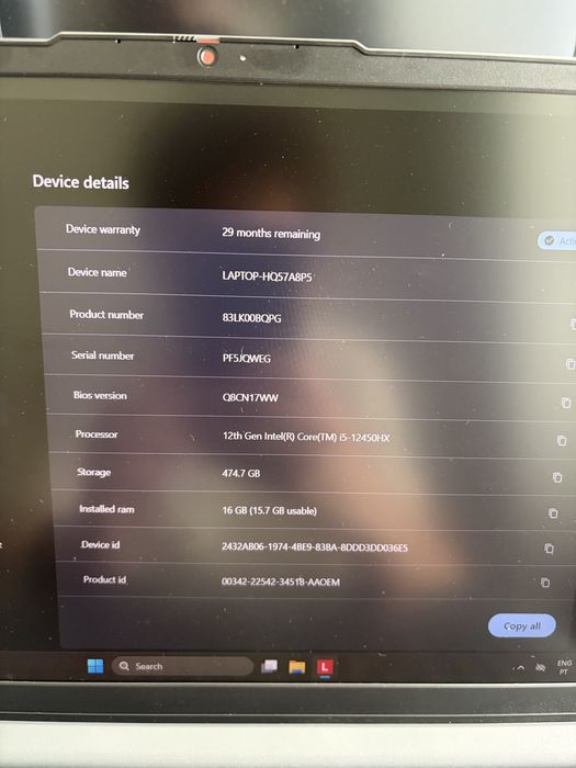LOQ Lenovo 15IAX9E