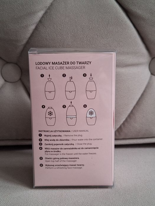 Lodowy masażer do twarzy i dekoltu
