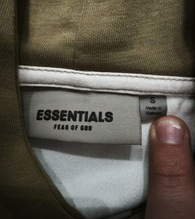Худи Essentials Fear Of God