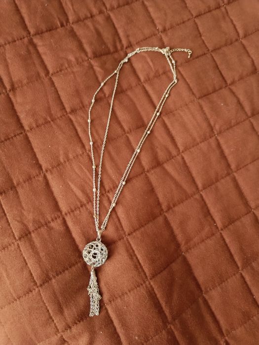 Naszyjnik podwójny łańcuszek