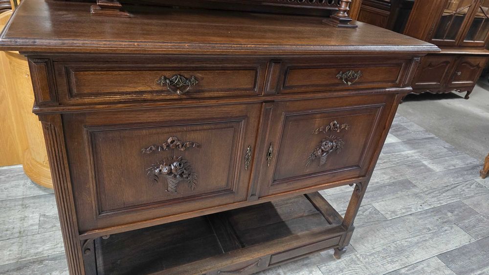 Unikatowy Kredens / Pomocnik W Stylu Secesyjnym /