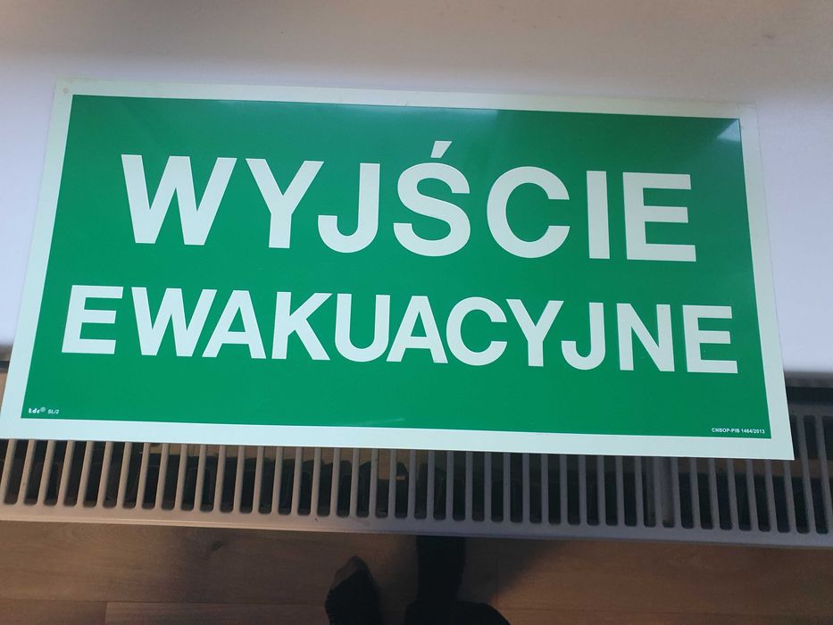 Tabliczka informacyjna  Wyjście Ewakuacyjne