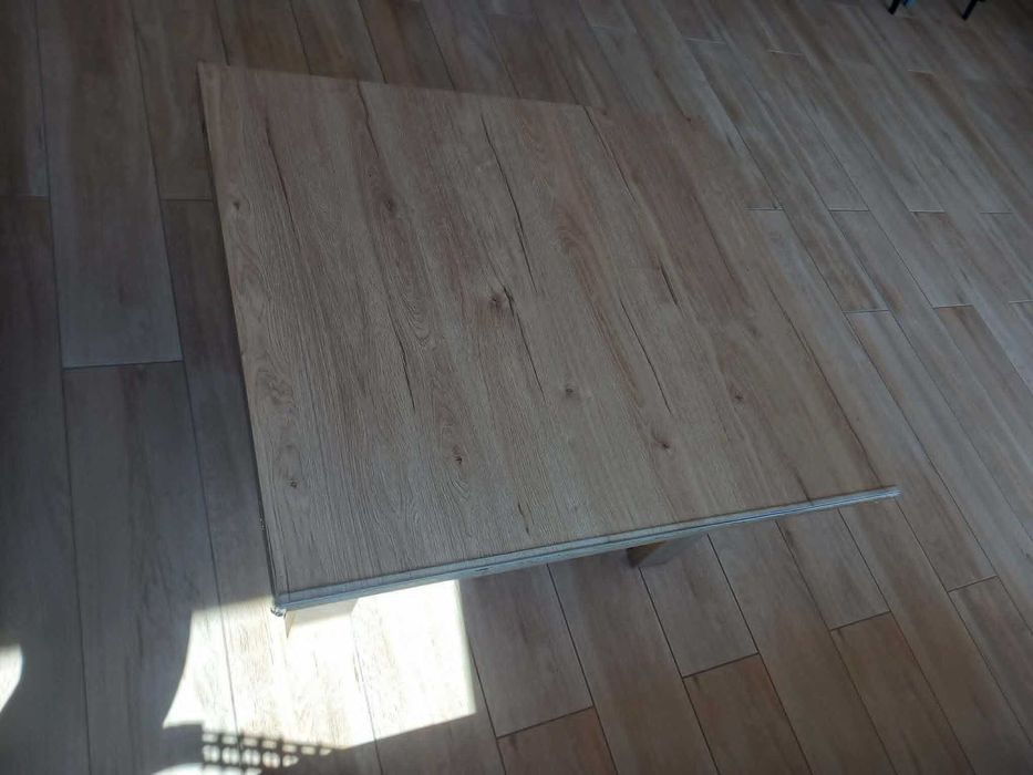 Stolik rozkładany 90x80 - 180 cm dąb soma ciemny