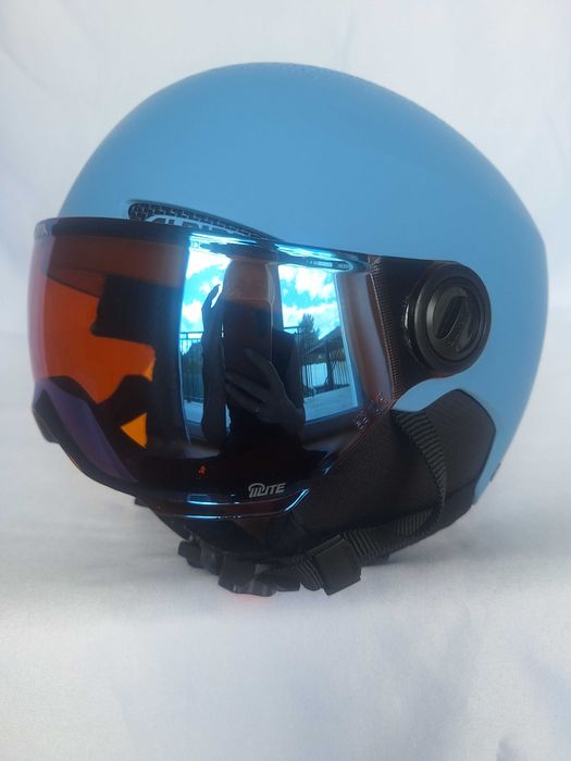 Kask narciarski dziecięcy Alpina Zupo Visor Q-Lite Smoke XS/S 48-52cm